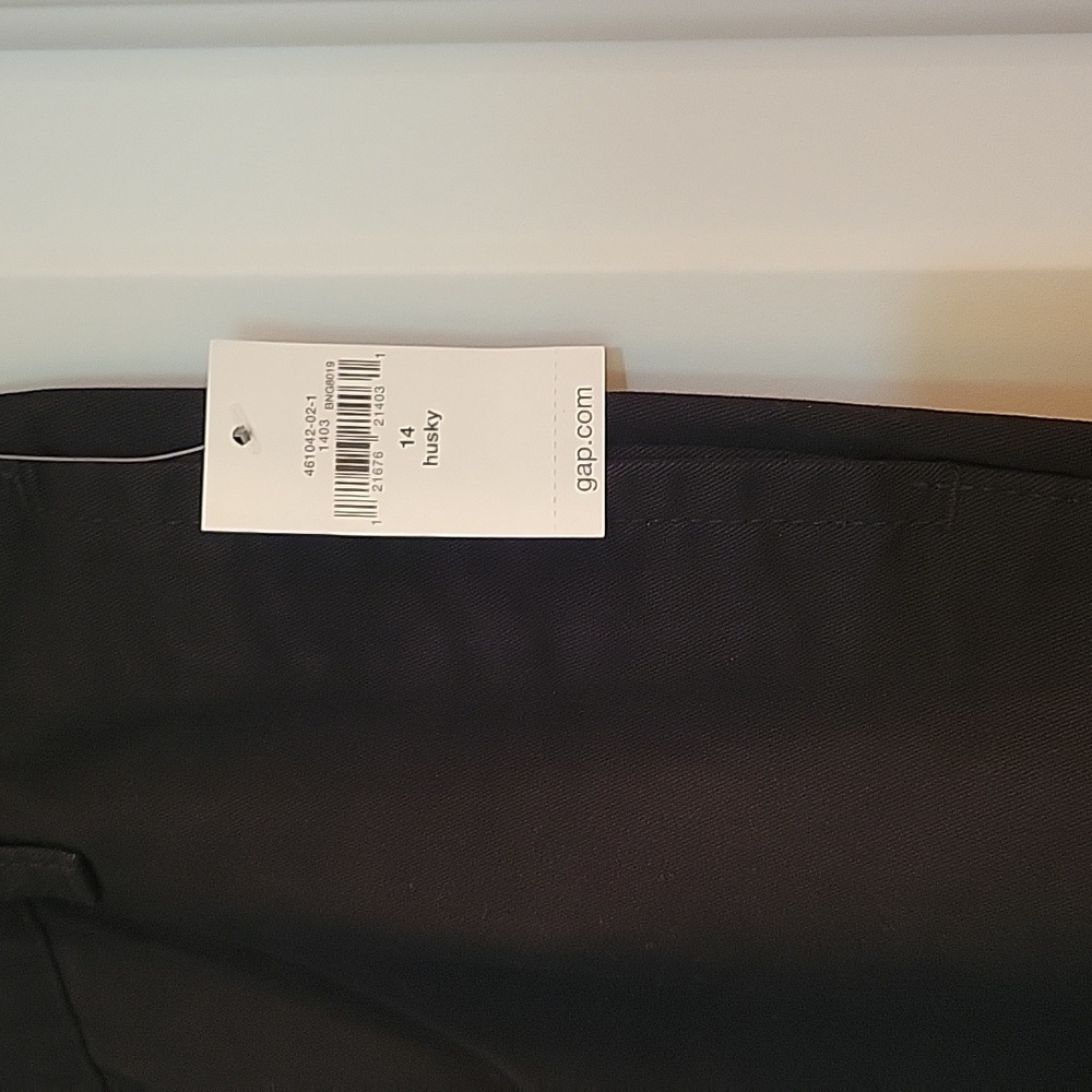 Gap boys black pants 14 husky - Picture 2 of 6
